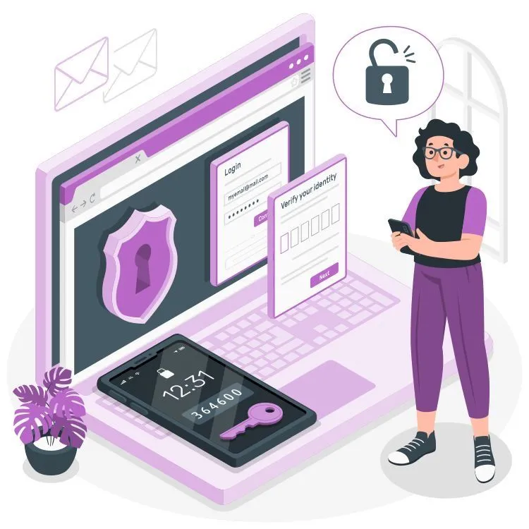 Datenschutz Illustration